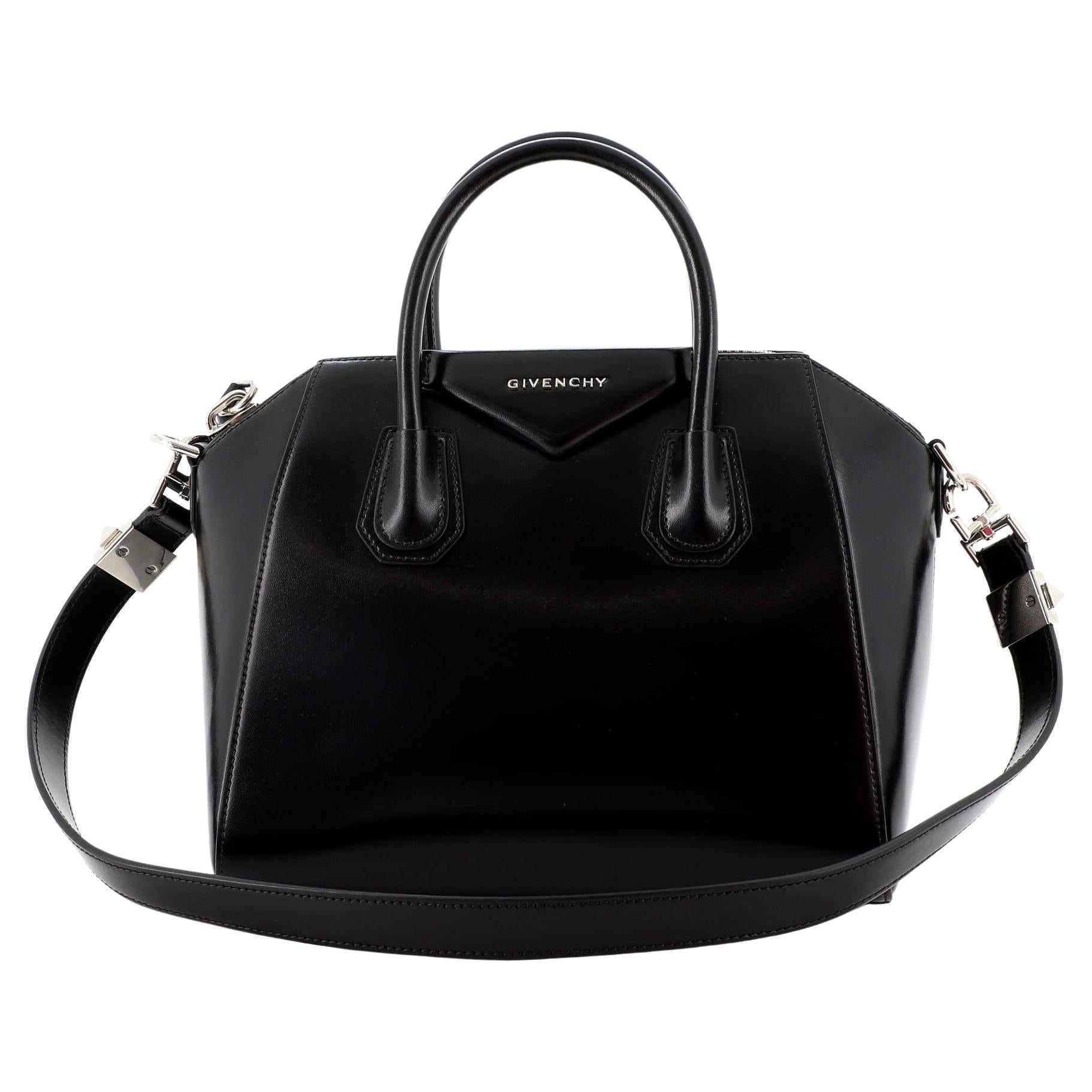 Givenchy Antigona Bag Glazed Leather Mini at 1stDibs