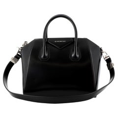 Used Givenchy Antigona Bag Glazed Leather Small