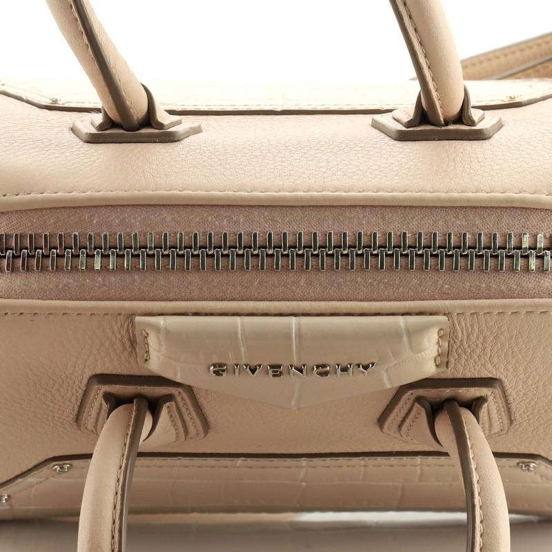 Women's or Men's Givenchy Antigona Bag Leather and Crocodile Embossed Leather Mini