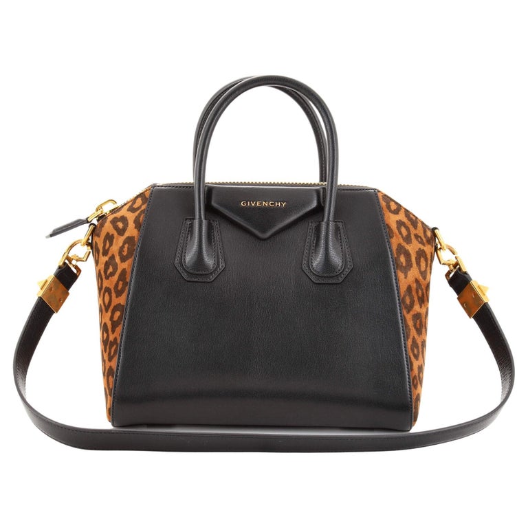 Givenchy Antigona Bag Leather and Printed Suede Small For Sale at 1stDibs
