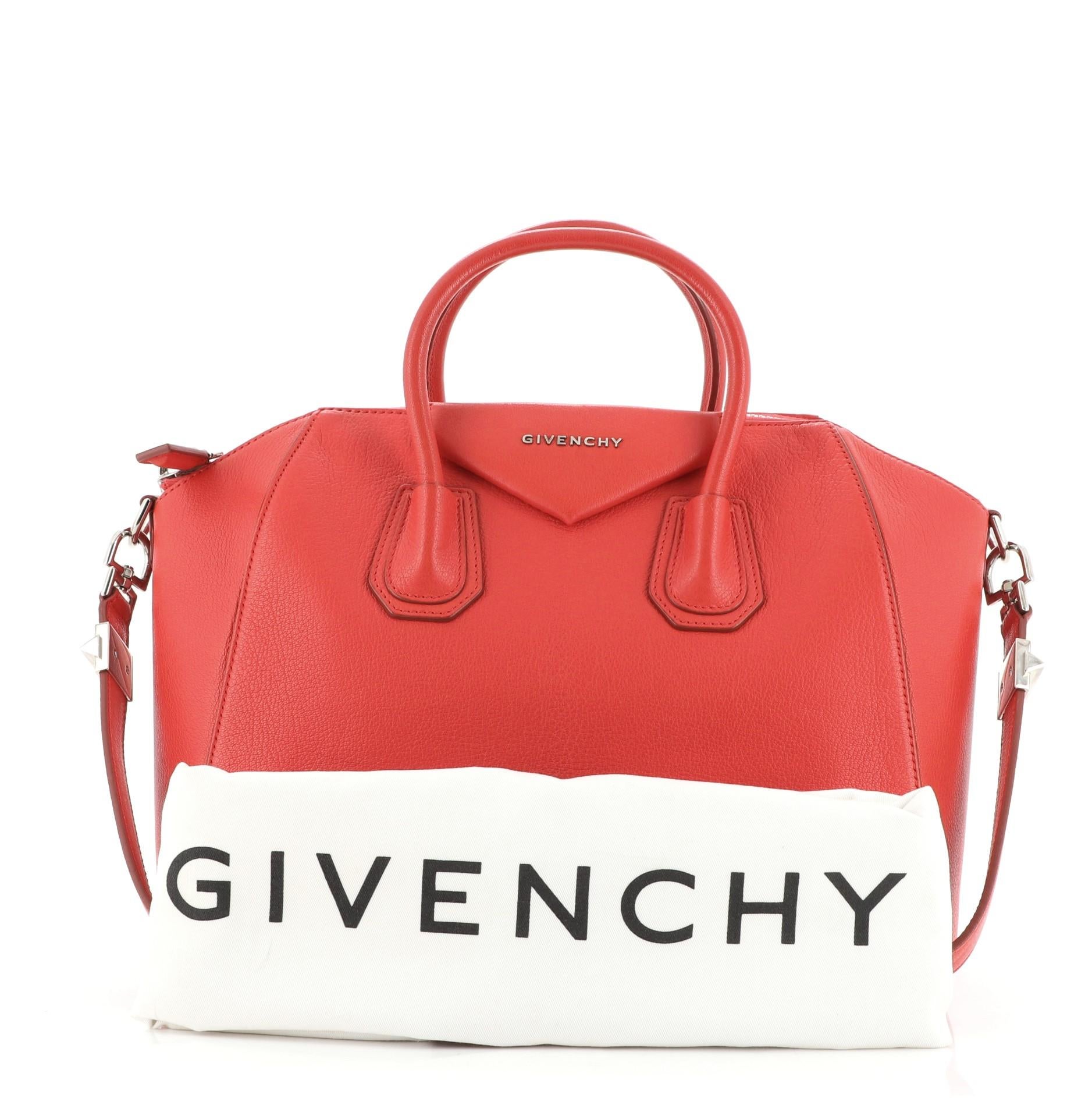 givenchy antigona medium red