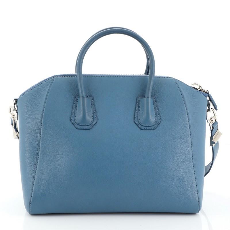 Blue Givenchy Antigona Bag Leather Medium 