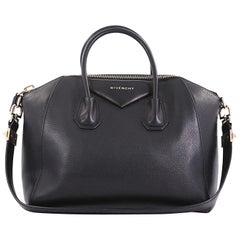Used Givenchy Antigona Bag Leather Medium