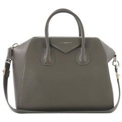 Used Givenchy Antigona Bag Leather Medium
