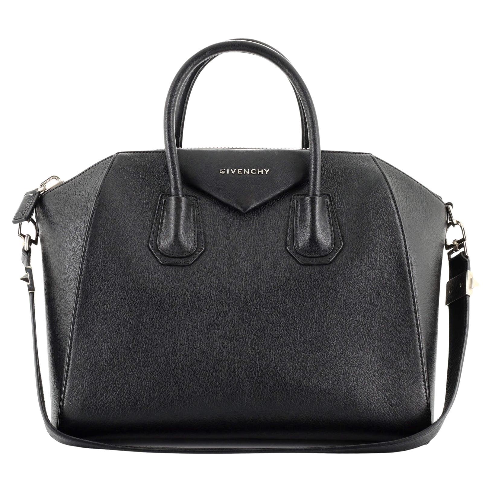 Givenchy Nightingale Satchel Embossed Leather Large at 1stDibs