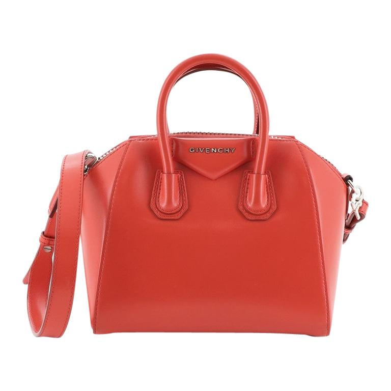 Givenchy Antigona Bag Leather Mini For Sale at 1stdibs
