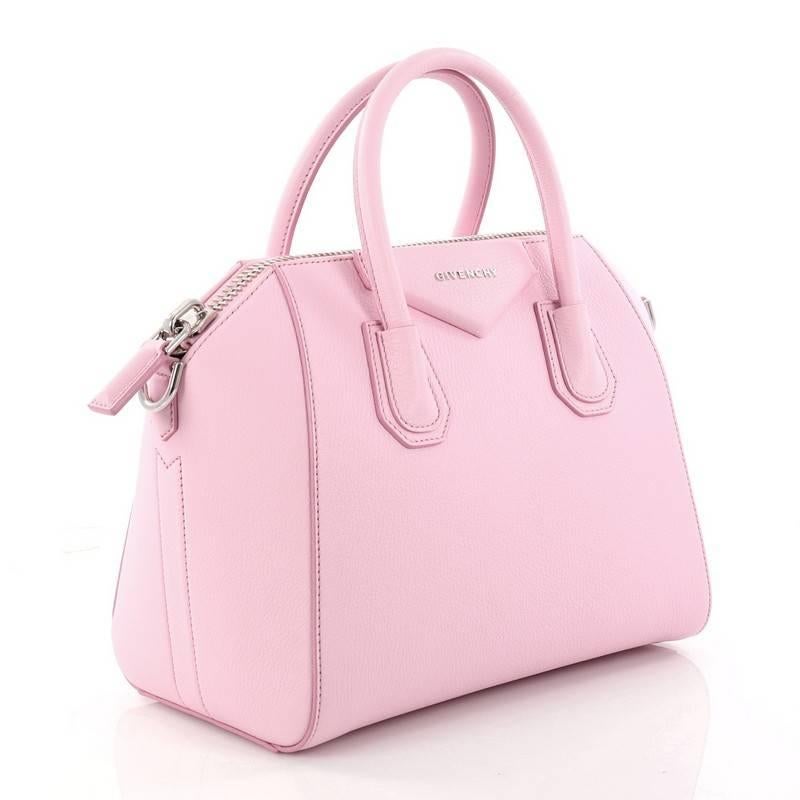 Pink Givenchy Antigona Bag Leather Small