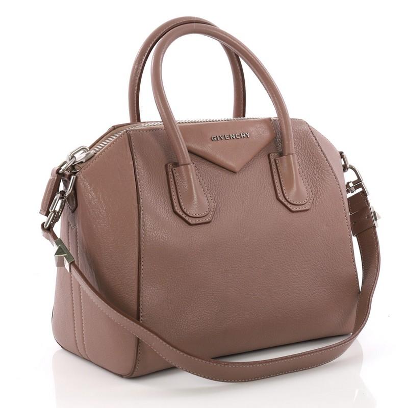 Brown Givenchy Antigona Bag Leather Small