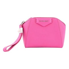 Used Givenchy Antigona Beauty Clutch Leather