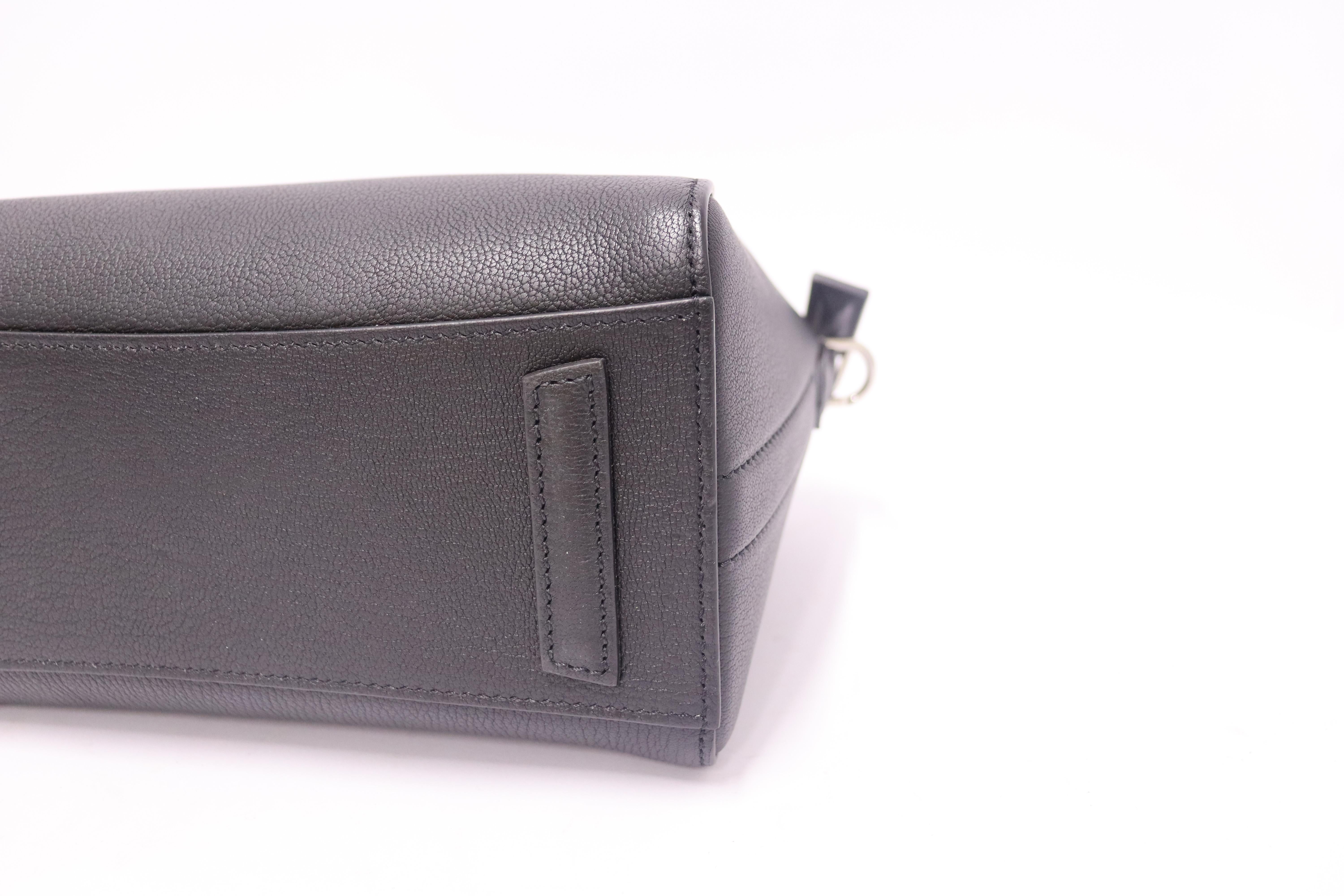 Givenchy Antigona Black Mini Grained Leather Tote Bag 6