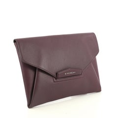 Givenchy Antigona Envelope Clutch Leather Medium