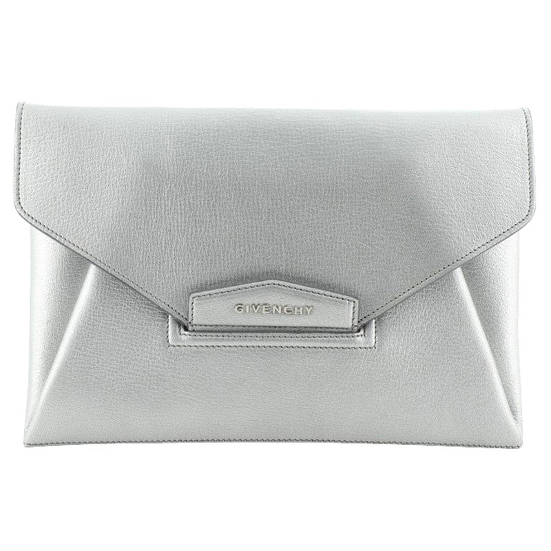 Givenchy Antigona Envelope Clutch Leather Medium