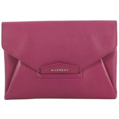 Givenchy Antigona Envelope Clutch Leather Medium