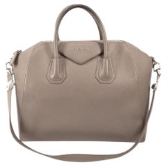 Givenchy Antigona Large Bag in Taupe Grained Leather