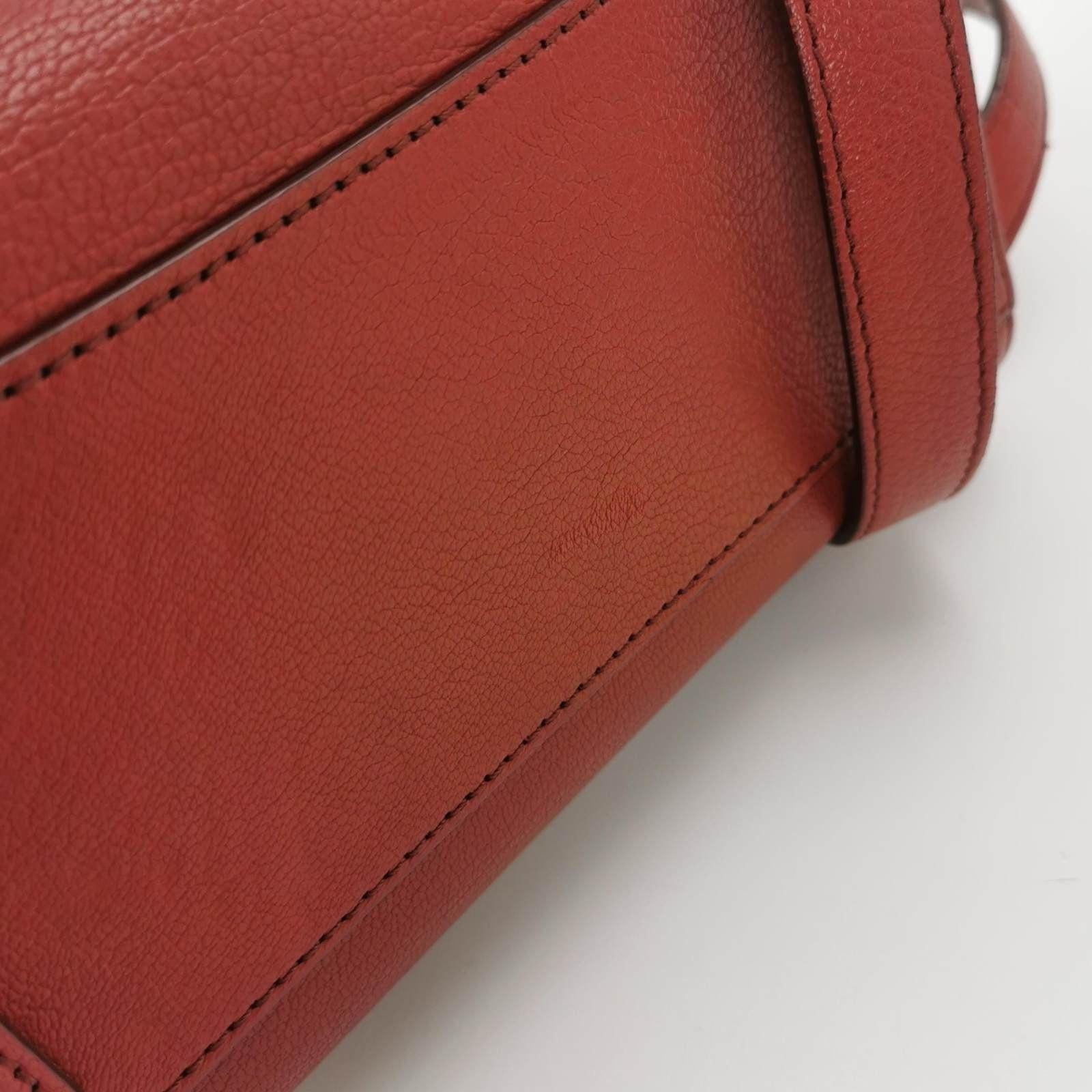 Givenchy Antigona Mini Red Calf Leather Top Handle bag with Strap 5