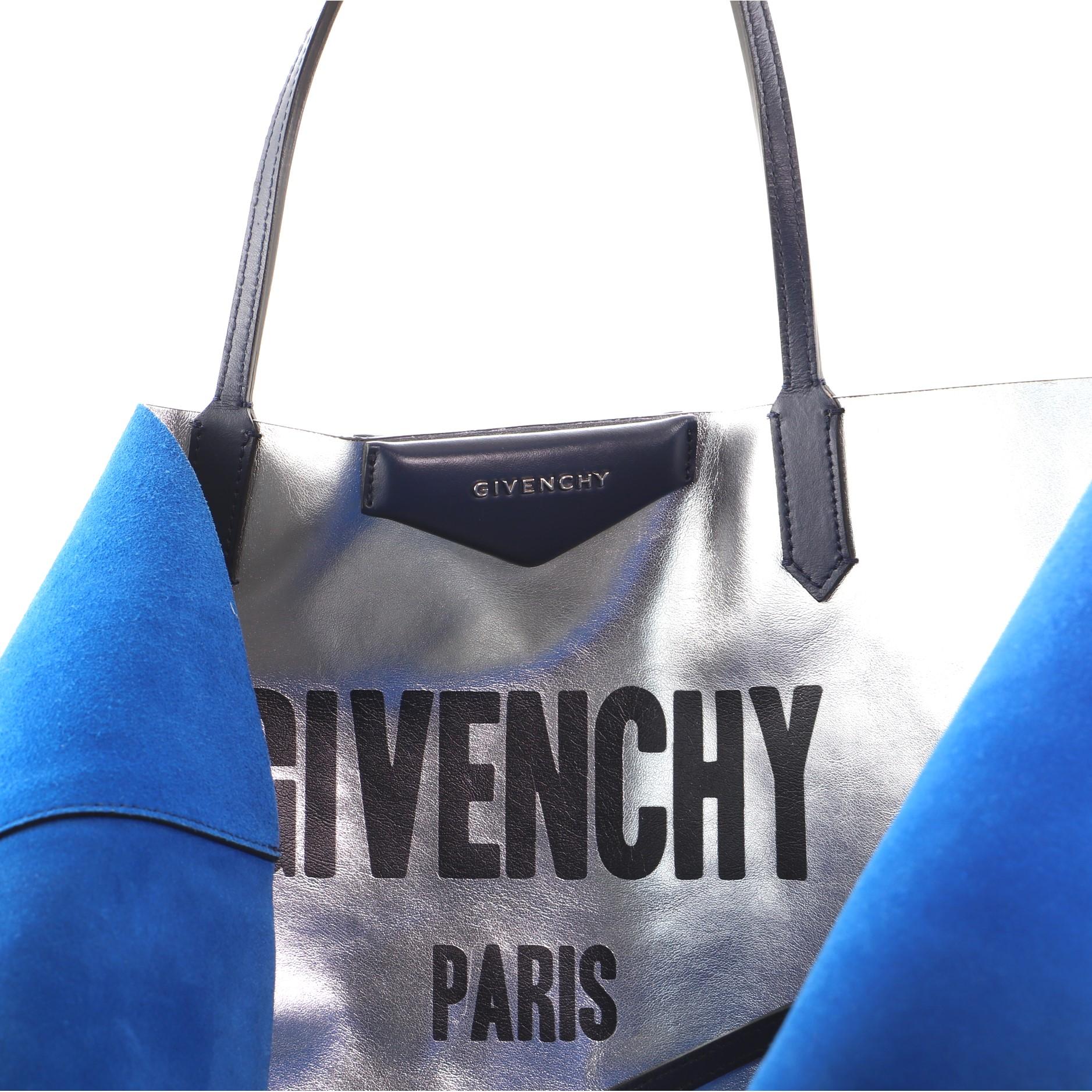 Givenchy Antigona Reversible Shopper Tote Suede and Leather Large 1