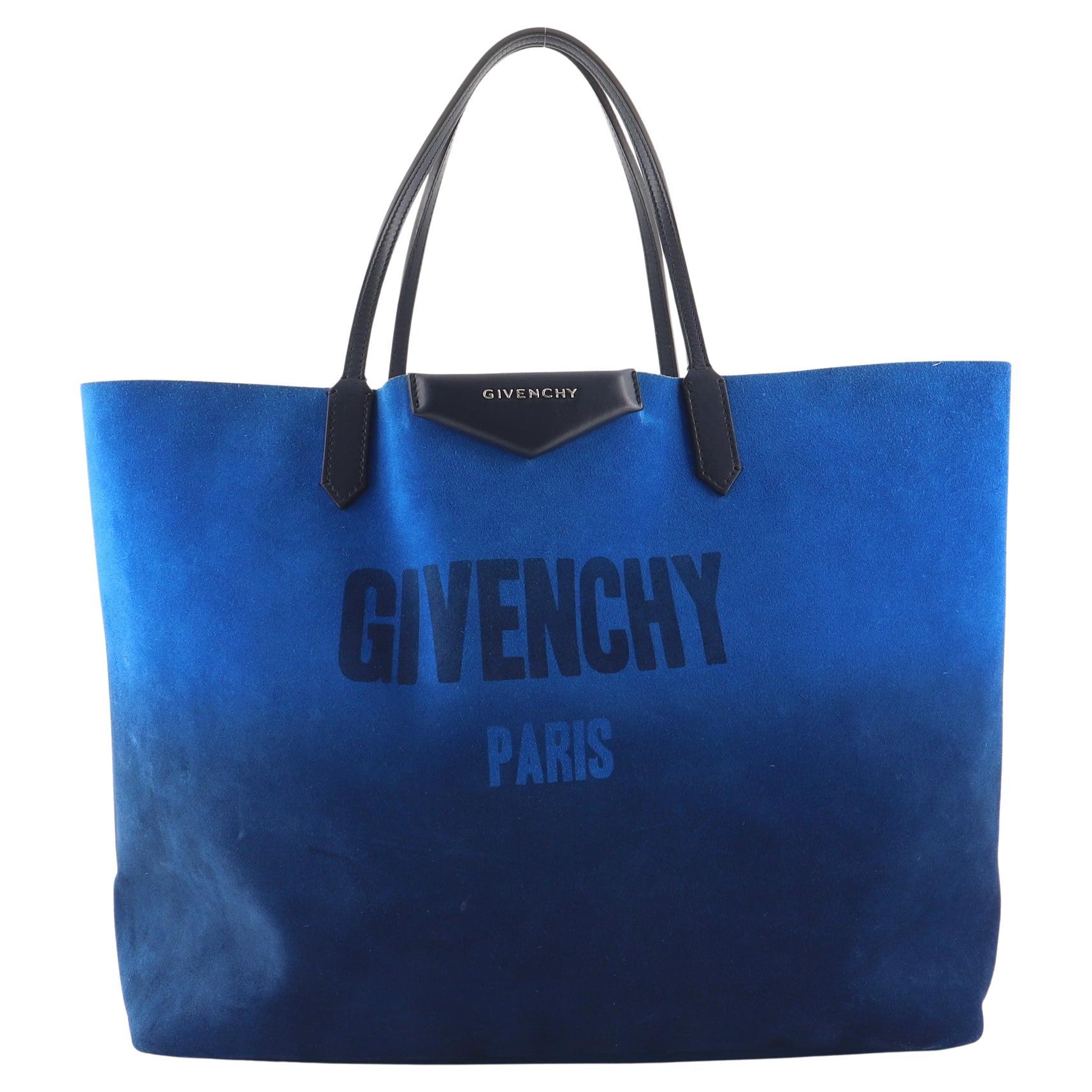 Superb Givenchy Sugar Goatskin Medium Electric Blue Antigona handbag at ...