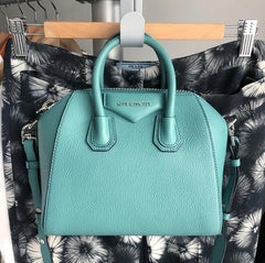 Givenchy Aqua Blue Antigona Mini Crossbody Bag