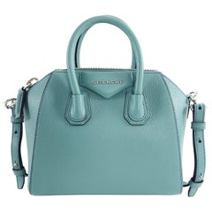 Givenchy Aqua Blue Antigona Mini Crossbody Bag