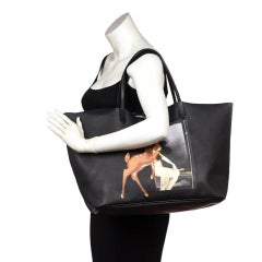 Givenchy Bag Bambi Antigona Large 6giv630 Black Coated Canvas Tote