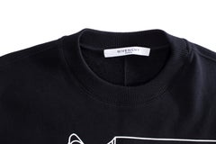 Givenchy, Bambi mirror outline crewneck sweatshirt.
