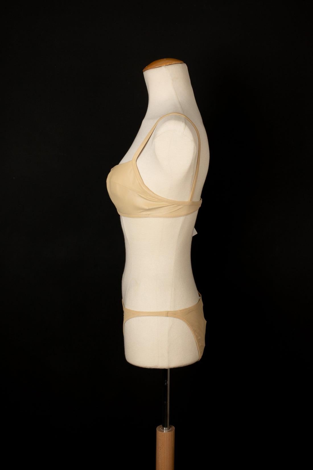 Women's Givenchy Beige 3-Piece Bikini Swimsuit For Sale