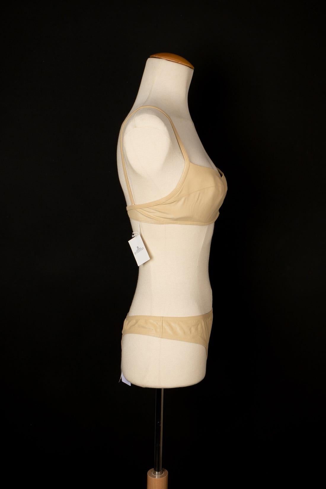 Givenchy Beige 3-Piece Bikini Swimsuit For Sale 2