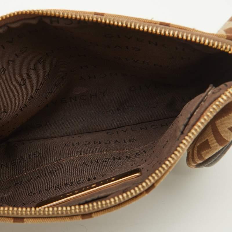 Givenchy Beige/Brown Monogram Canvas and Leather Bag 7