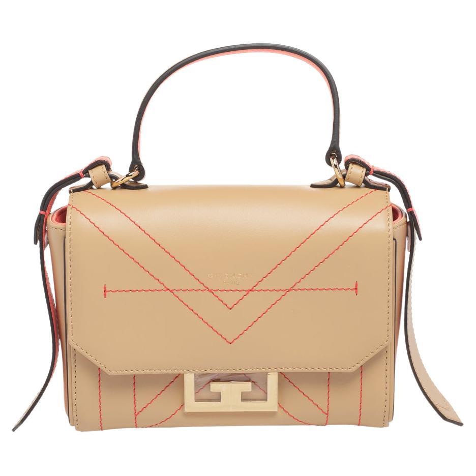 Givenchy Beige Leather Eden Top Handle Bag