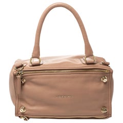 Givenchy Beige Leather Large Pandora Shoulder Bag