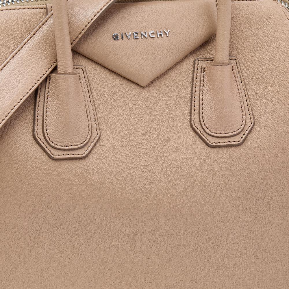 Women's Givenchy Beige Leather Medium Antigona Satchel