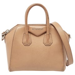 Givenchy Beige Leather Mini Antigona Satchel