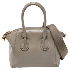 Givenchy Beige Leather Mini Antigona Sport Satchel