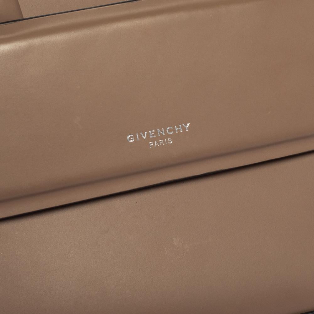 Givenchy Beige Leather Nano Horizon Crossbody Bag 9