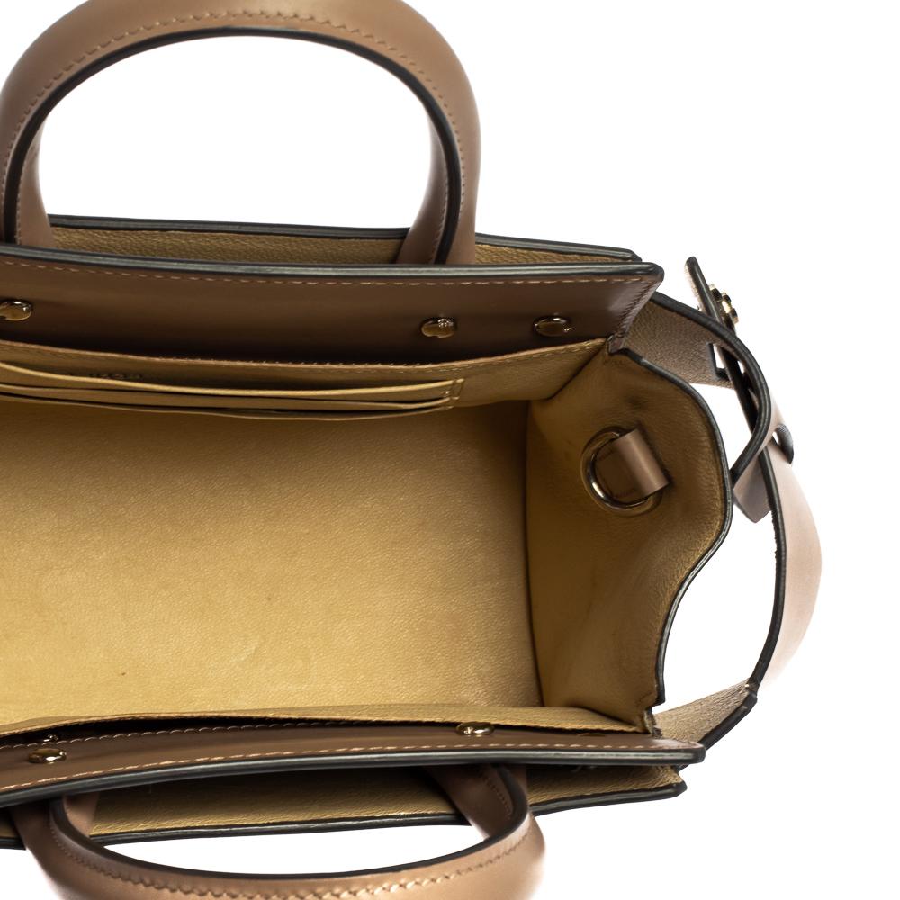 Givenchy Beige Leather Nano Horizon Crossbody Bag 5