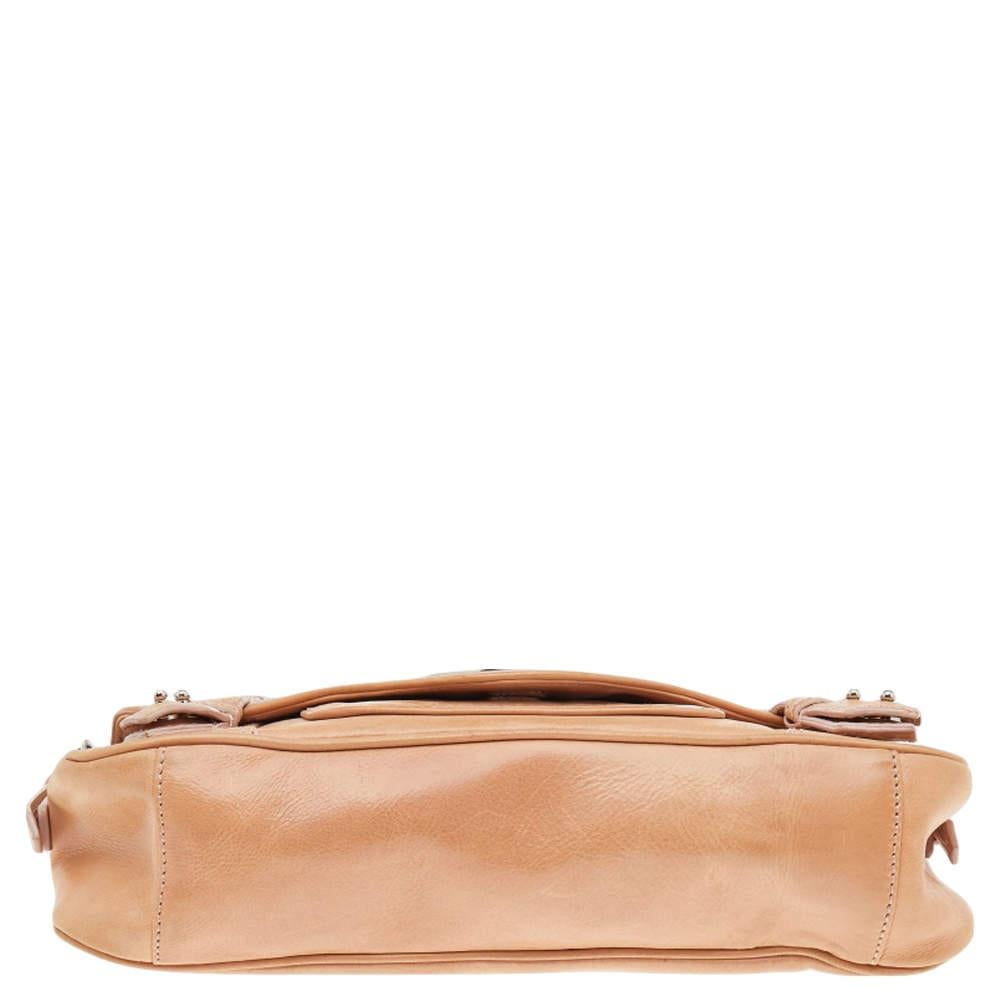 Givenchy Beige Leather Shoulder Bag For Sale 1