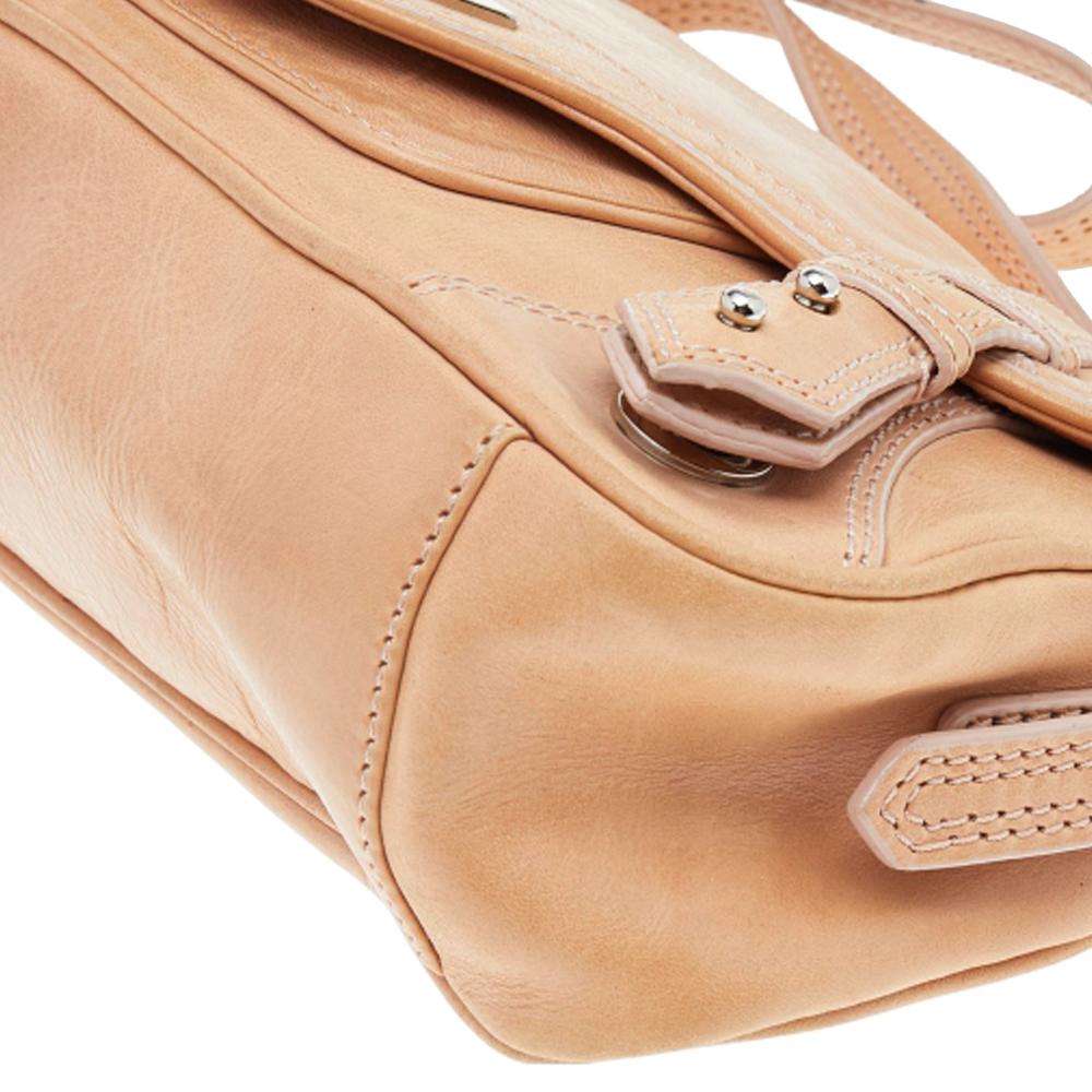 Givenchy Beige Leather Shoulder Bag For Sale 2