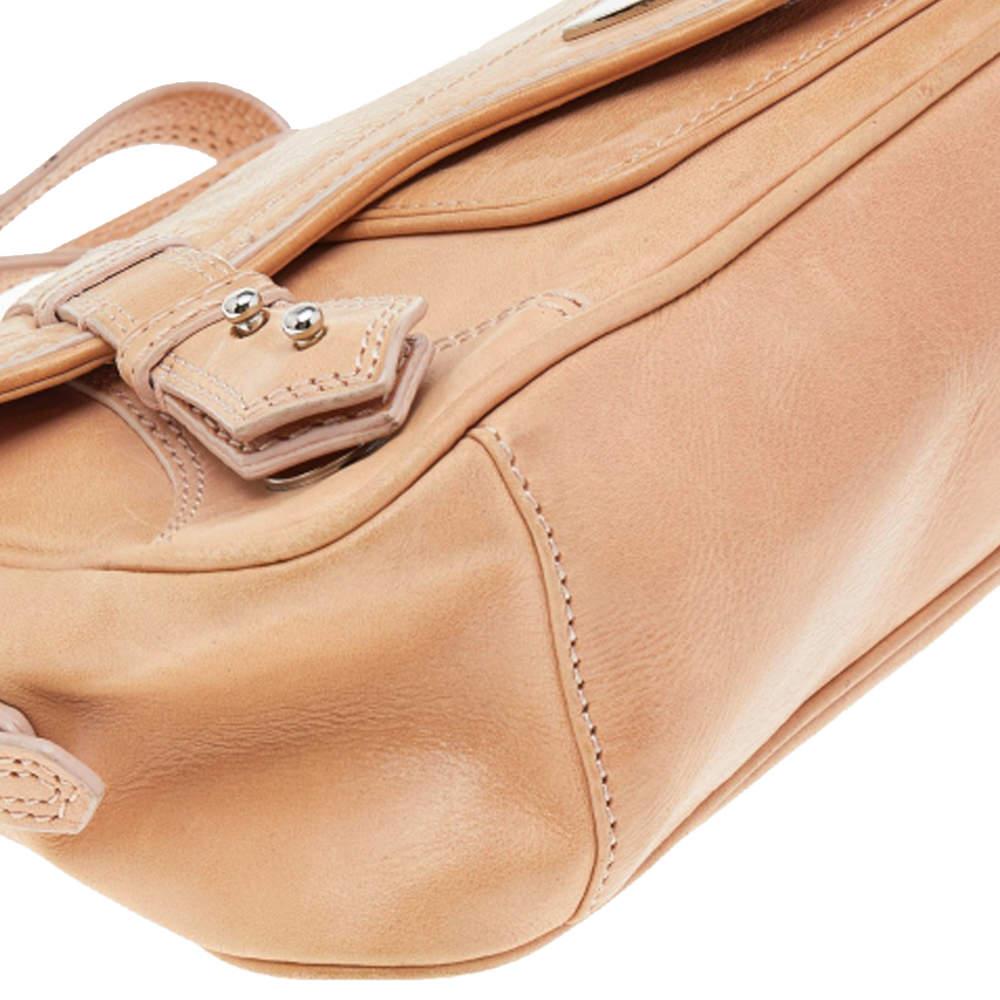 Givenchy Beige Leather Shoulder Bag For Sale 3