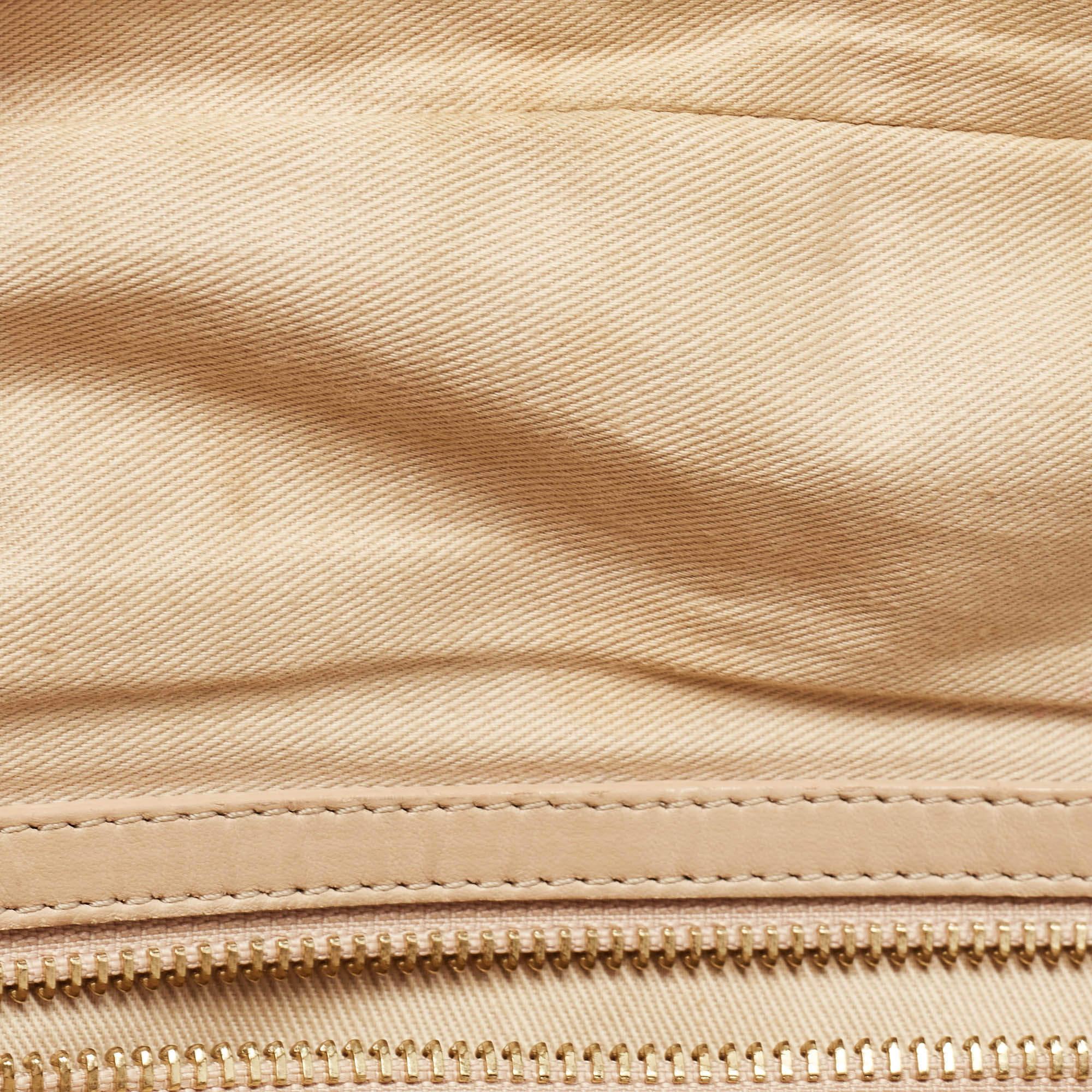 Givenchy - Petite sacoche Nightingale en cuir beige en vente 3