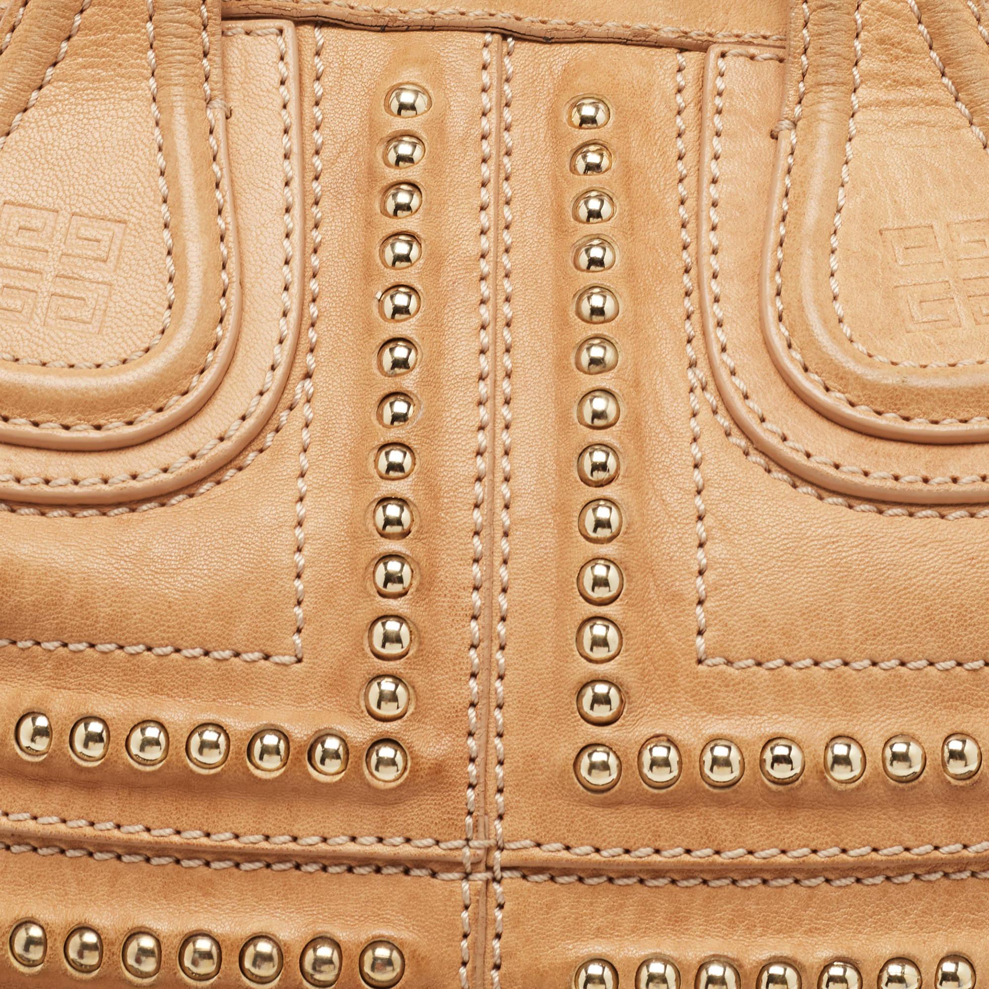 Givenchy Beige Leather Studded Nightingale Bag 1