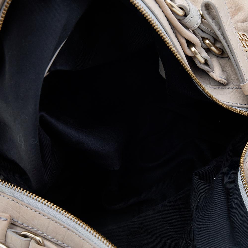 Givenchy Beige Leather Zip Hobo 2
