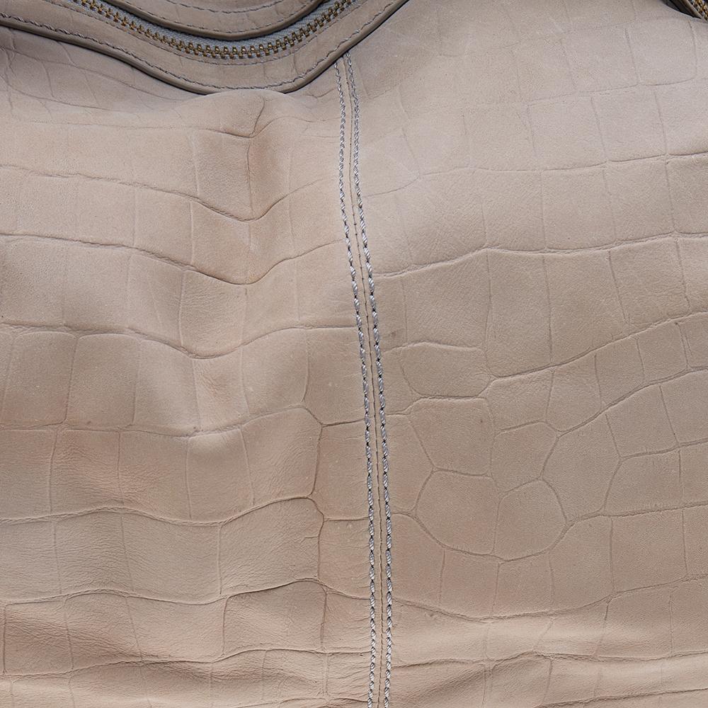 Givenchy Beige Leather Zip Hobo 5