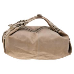 Givenchy Borsa con zip in pelle beige