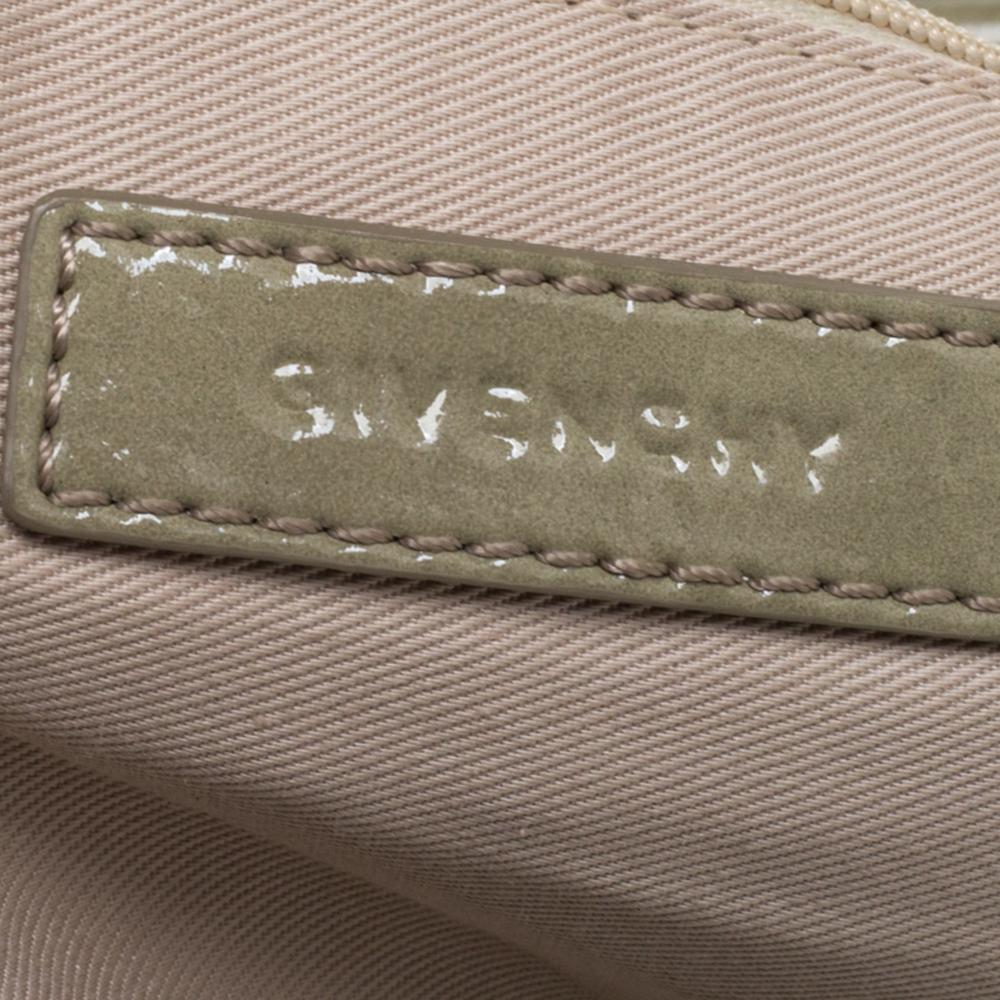Givenchy Beige Patent Leather Shoulder Bag 1