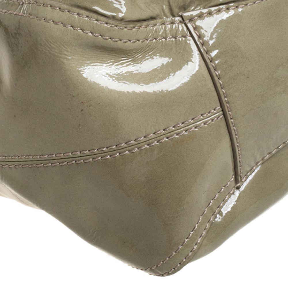 Givenchy Beige Patent Leather Shoulder Bag 2