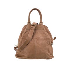 Givenchy Beige Tan Leather 2 Way Pandora Handbag with Strap