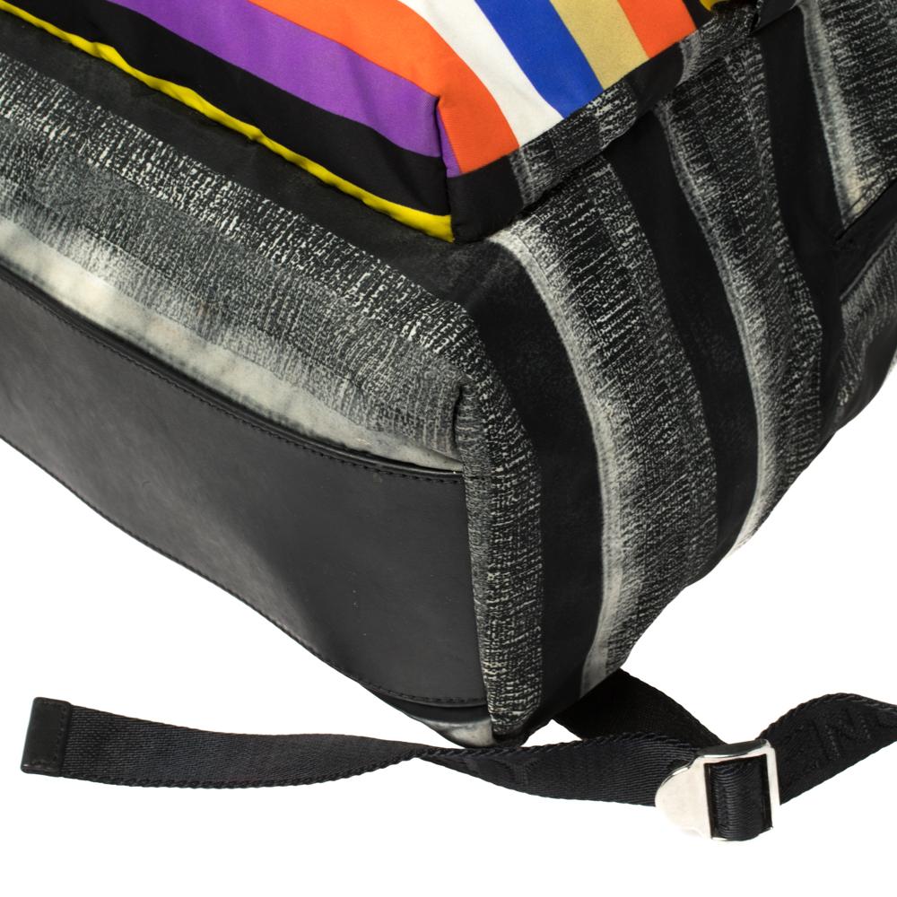 Givenchy Black American Flag Print Nylon Backpack 3