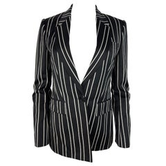 Veste blazer Givenchy noire et blanche, taille 40