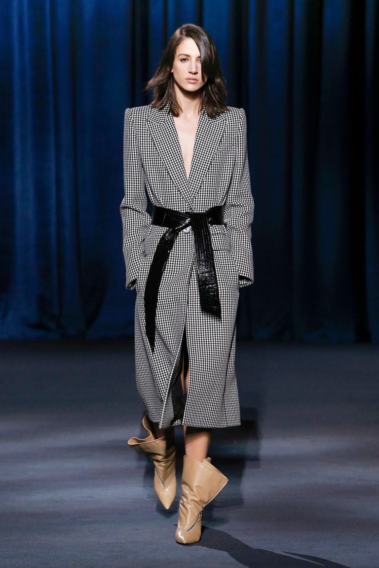 Givenchy houndstooth coat hot sale