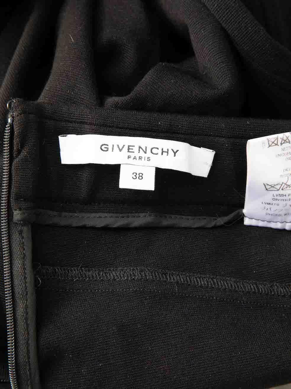 Women's Givenchy Black Ankle Zip Skinny Trousers Size M
